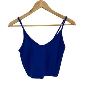 Talula V-Neck Royal Blue Crop Top Size Small